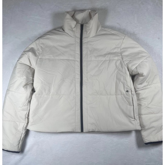 Vuori Jackets & Blazers - Vuori Jacket Women's Small White Primaloft Insulated Full Zip Puffer Winter Warm